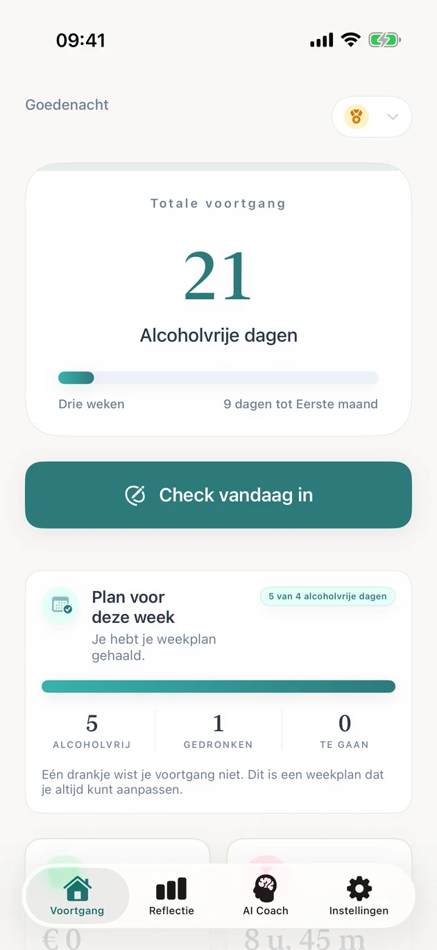 Je persoonlijke startplan in ClearDays